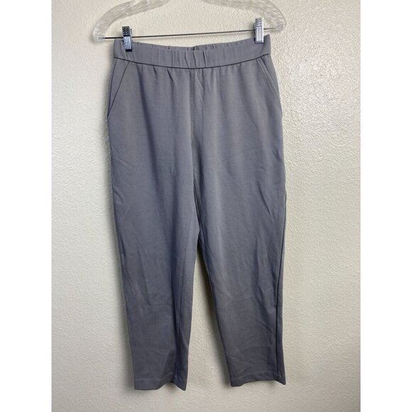 Eileen Fisher Gray Pull on Trouser Pants Women Size XXS Career Office Minimalist - Picture 1 of 13